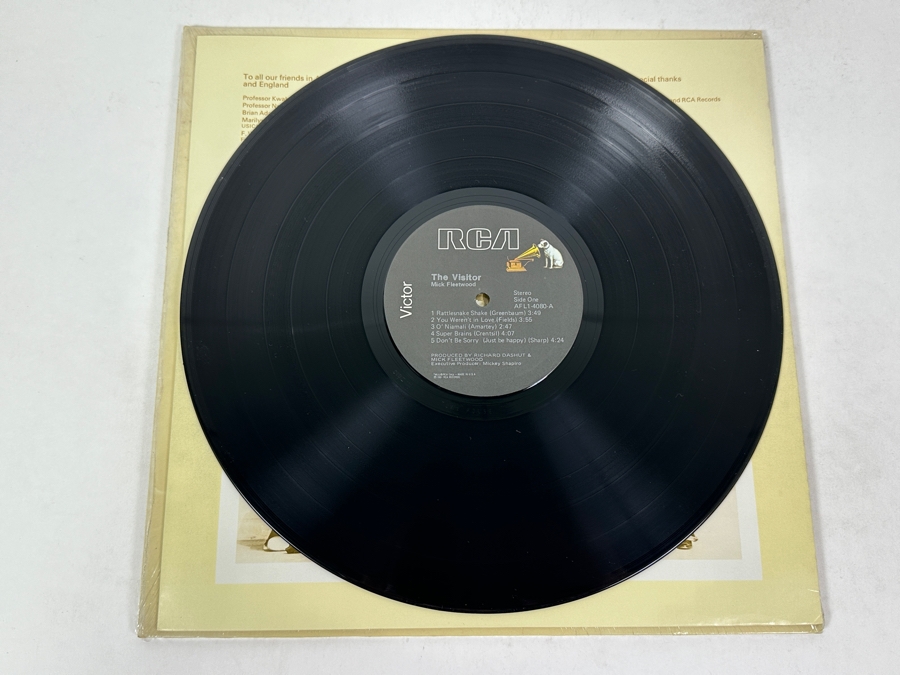 Mick Fleetwood - The Visitor RCA AFL1-4080 1981 Vinyl Record [Photo 4]