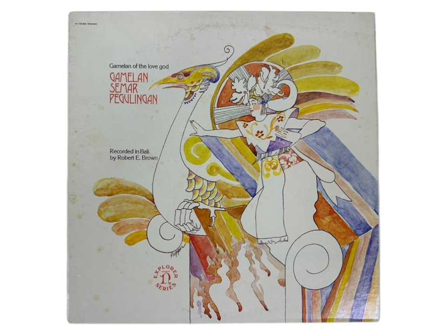Gamelan Semar Pegulingan - Gamelan Of The Love God. Nonesuch Explorer Series, H-72046, 1971. Vinyl Record