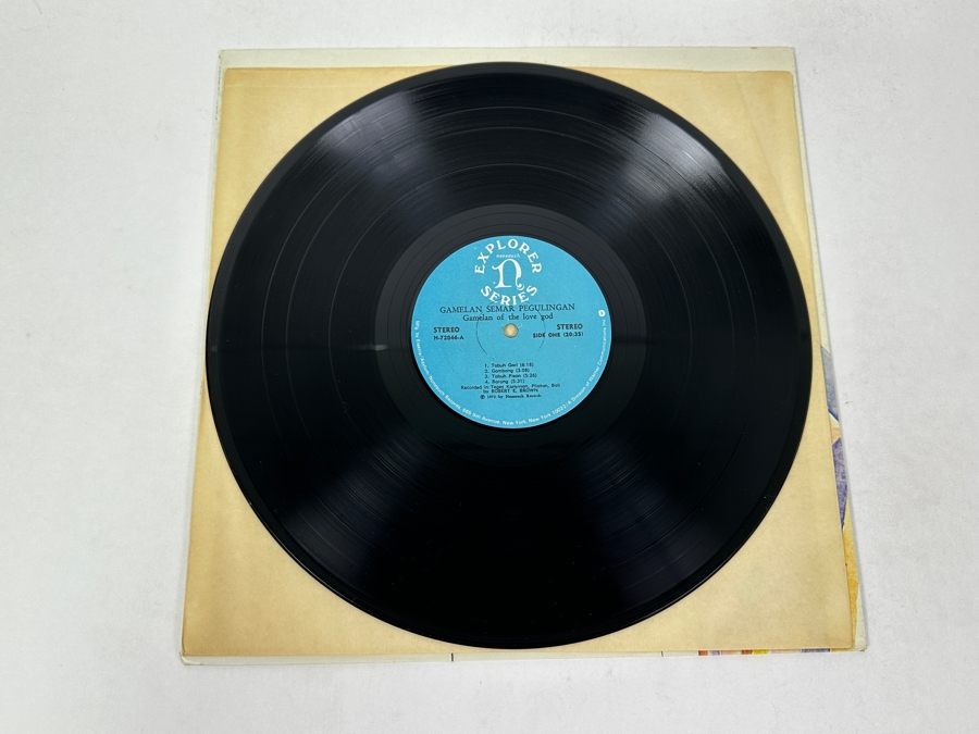 Gamelan Semar Pegulingan - Gamelan Of The Love God. Nonesuch Explorer Series, H-72046, 1971. Vinyl Record [Photo 3]