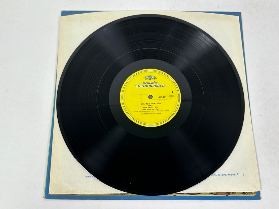Gamelan Music - From Bali. Deutsche Grammophon Privilege, 2535 461, 1976. Vinyl Record [Photo 3]