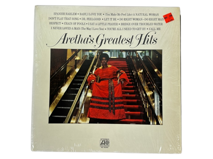 Aretha Franklin - Greatest Hits, Atlantic Records SD 8295 1971 Vinyl Record