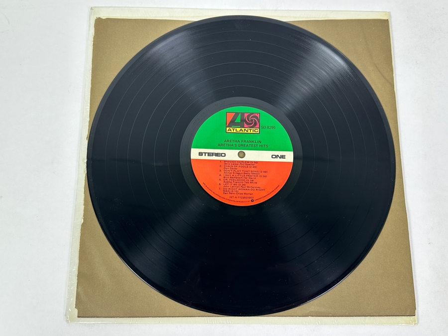 Aretha Franklin - Greatest Hits, Atlantic Records SD 8295 1971 Vinyl Record [Photo 3]
