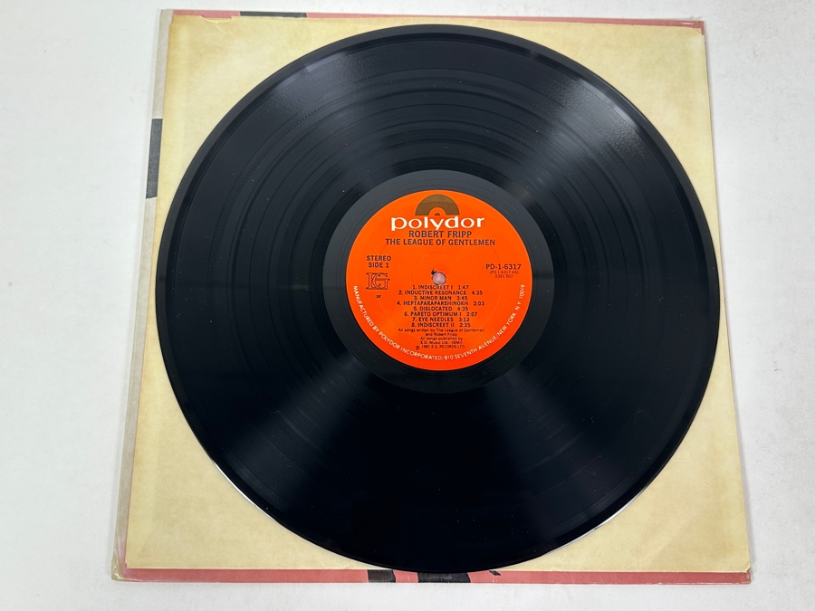 Robert Fripp - The League Of Gentlemen Album Polydor Records PD-1-6317 1981 Vinyl Record [Photo 3]