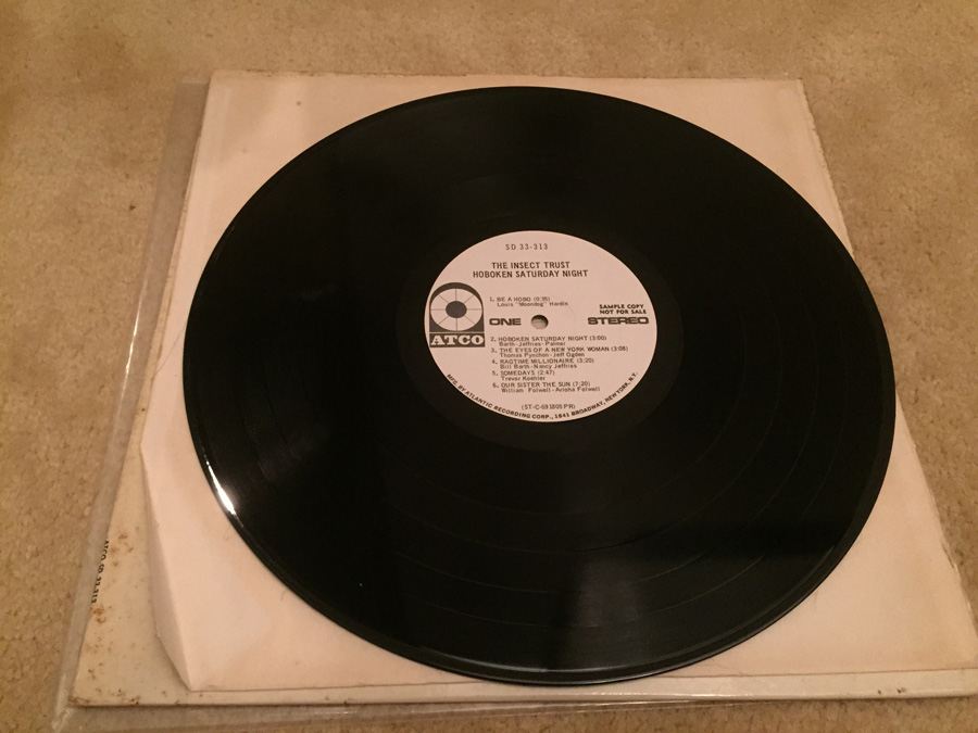 Insect Trust, The ‎- Hoboken Saturday Night - ATCO Records ‎- SD 33-313 - PROMO [Photo 3]