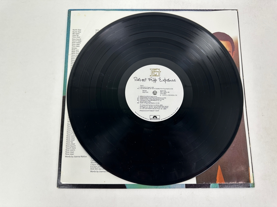 Robert Fripp (King Crimson) - Exposure. Polydor, EGLP 101, 1979. Vinyl Record [Photo 2]