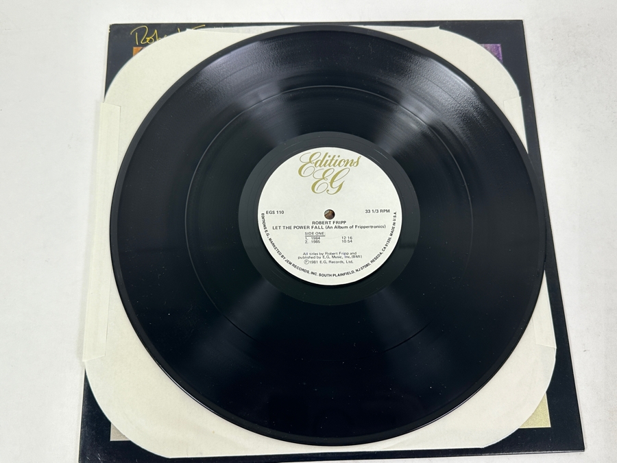 Robert Fripp (King Crimson) - Let The Power Fall Original E.G. Records EGS 110 1981 Vinyl Record [Photo 3]