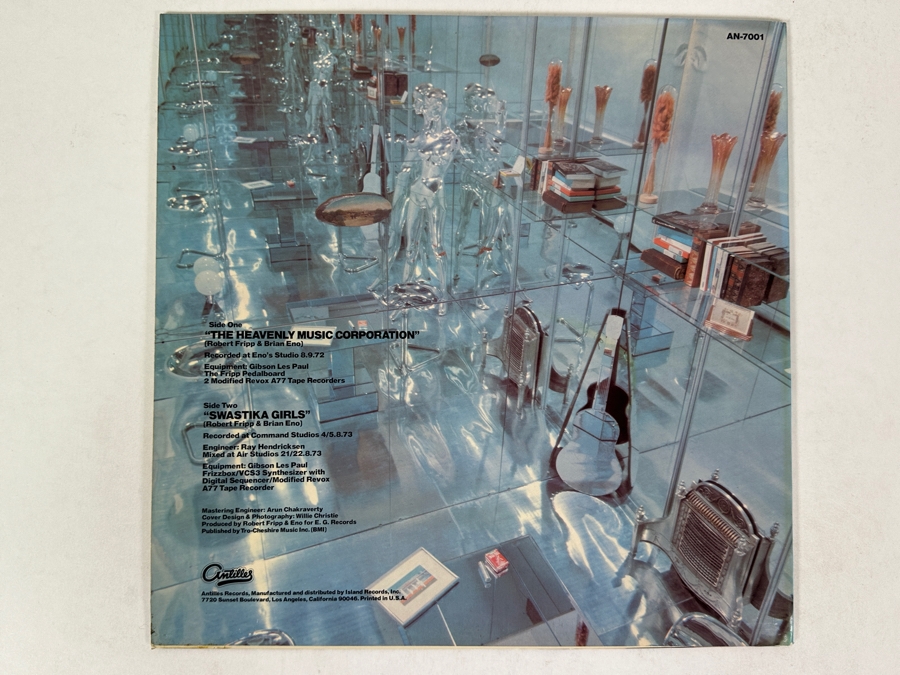 Fripp & Eno - No Pussyfooting Antilles - AN-7001 Vinyl Record [Photo 2]
