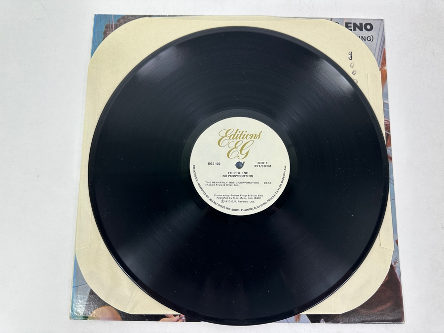 Fripp & Eno - (No Pussyfooting) Editions EG - EGS 102 1973 Vinyl Record [Photo 2]
