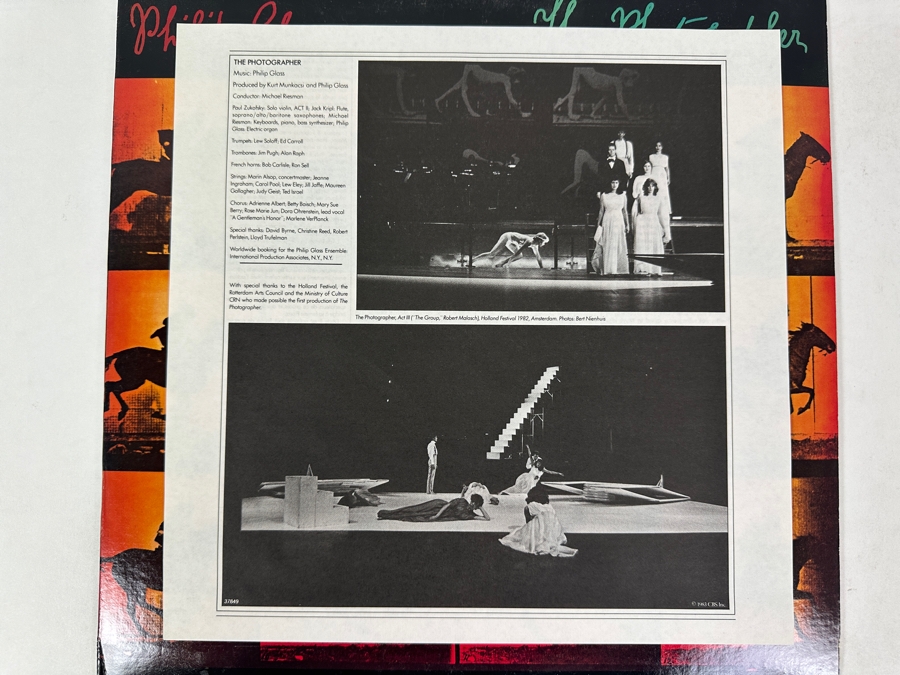 Philip Glass - The Photographer, CBS FM 37849, 1983 Vinyl Record Promo Copy [Photo 5]