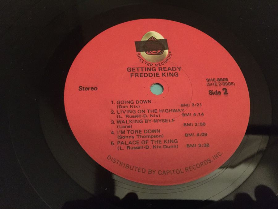 Freddie King ‎- Getting Ready... - Shelter Records ‎- SHE-8905 [Photo 6]