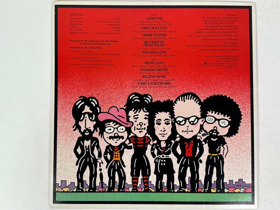 The J. Geils Band - Hotline, Atlantic Records SD 18147 1975 Vinyl Record [Photo 2]