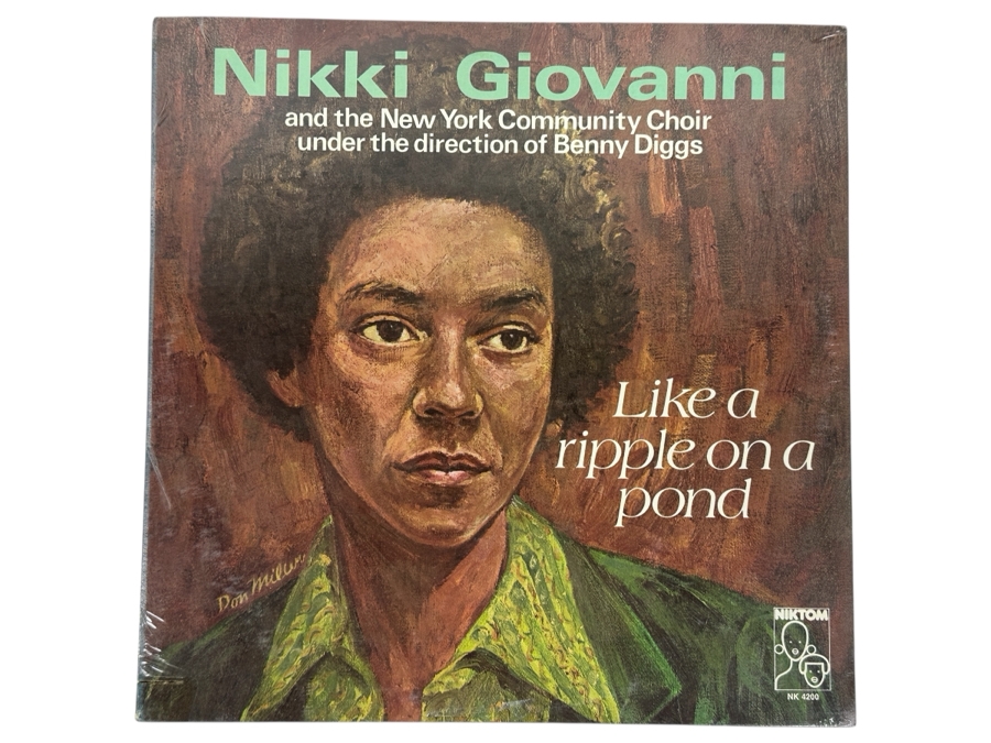 Factory Sealed Nikki Giovanni And The New York Community Choir - Like A Ripple On A Pond. Niktom Records. NK 4200. 1973. Vinyl Record