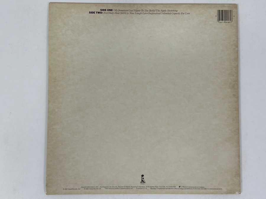 Grace Jones - Living My Life Island Records, 90188-1, 1982. Vinyl Record [Photo 2]