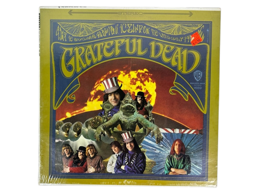 Factory Sealed Grateful Dead - The Grateful Dead, Warner Bros. Records WS 1689, 1967 Vinyl Record
