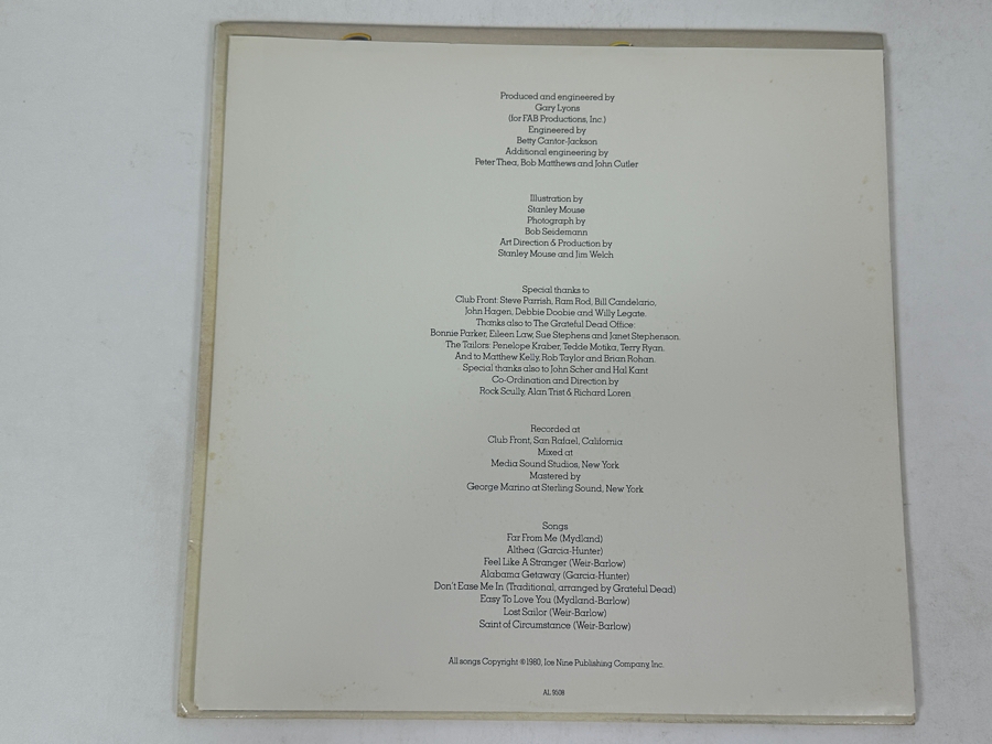 Grateful Dead - Go To Heaven. Arista Records, AL 9508, 1980 Vinyl Record [Photo 4]