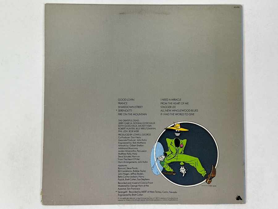 Grateful Dead - Shakedown Street, Arista, AB 4198, 1978 Vinyl Record [Photo 2]
