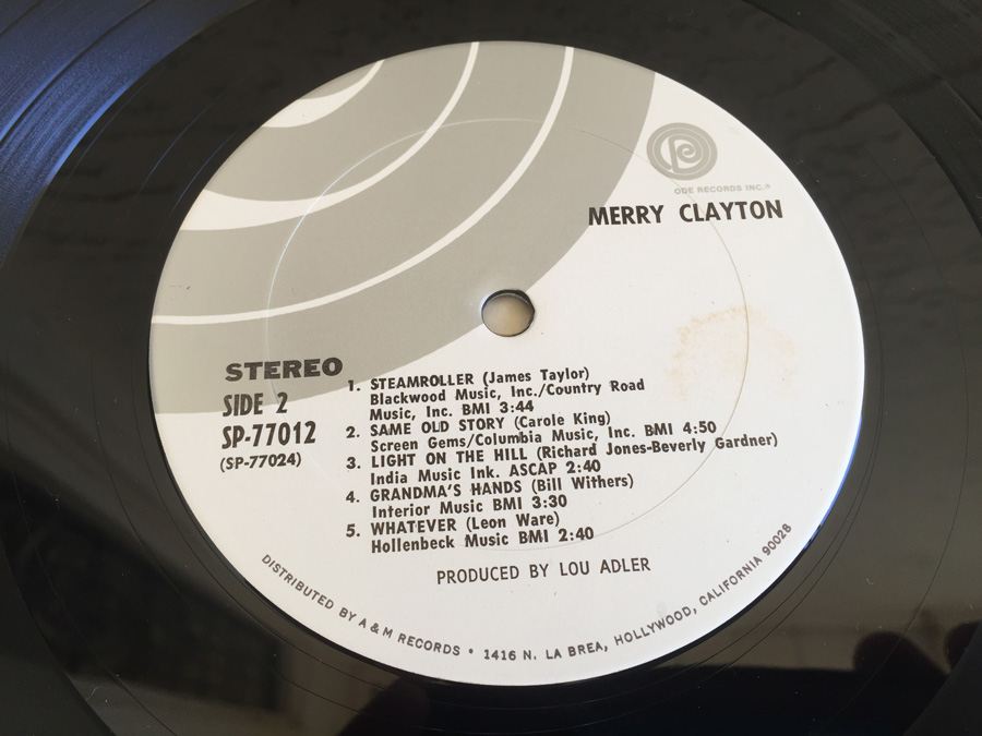 Merry Clayton ‎- Merry Clayton - Ode Records - SP 77012 [Photo 6]