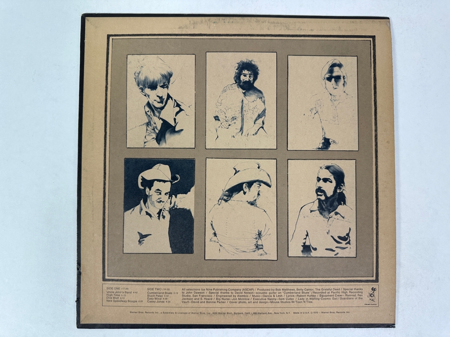 Grateful Dead - Workingman's Dead, Warner Bros. Records, WS 1869 1970 Vinyl Record [Photo 2]