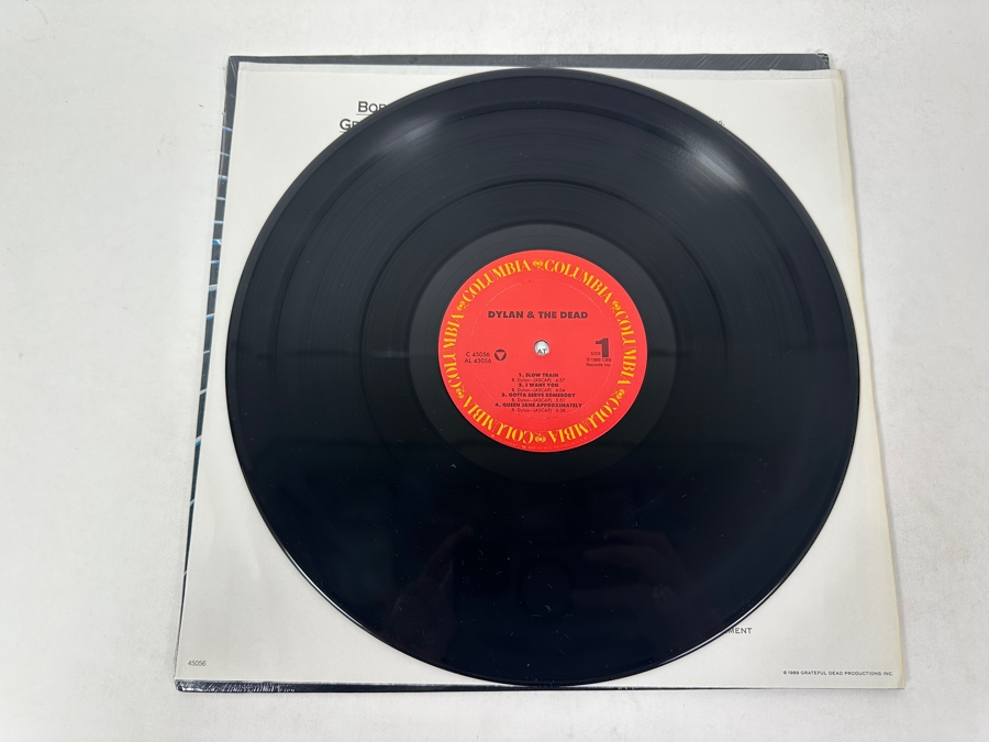 Bob Dylan And The Grateful Dead - Dylan & The Dead: The Legendary Meeting Live!. CBS C 45056 1989 Vinyl Record [Photo 3]
