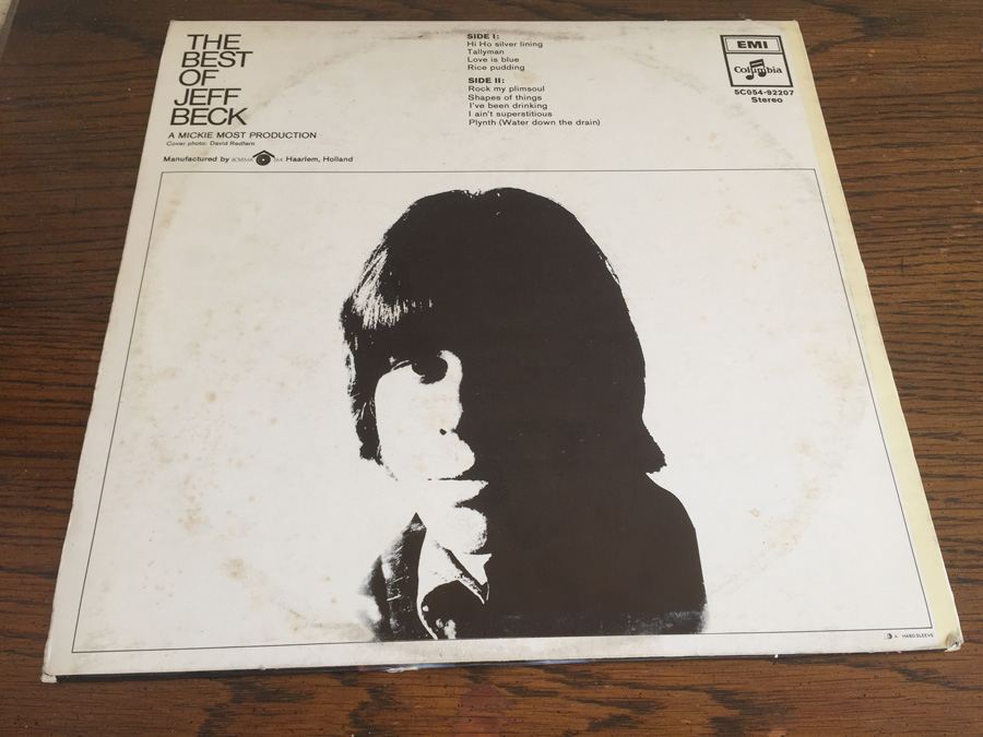 Jeff Beck ‎- The Best Of Jeff Beck - Columbia ‎- 5C 054-92207 [Photo 2]