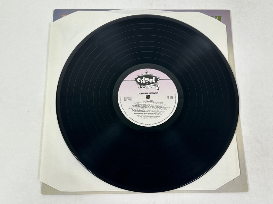 John Hammond - Spoonful, Edsel Records, ED 129, Vinyl Record [Photo 3]