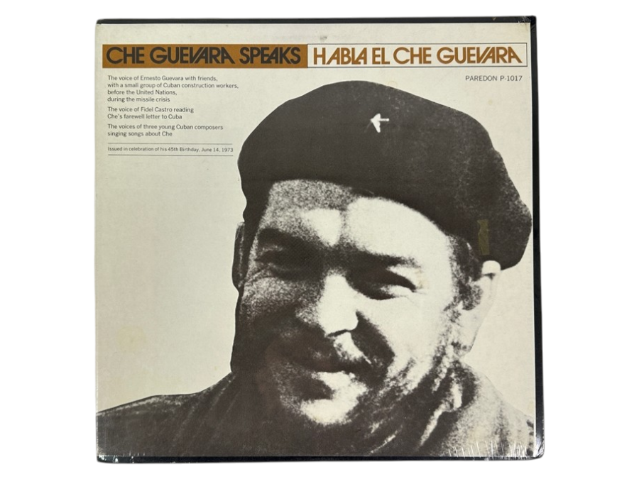 Factory Sealed Che Guevara - Legendary Leader's Speaks - Habla El Che Guevara, Paredon P-1017, 1973 Vinyl Record