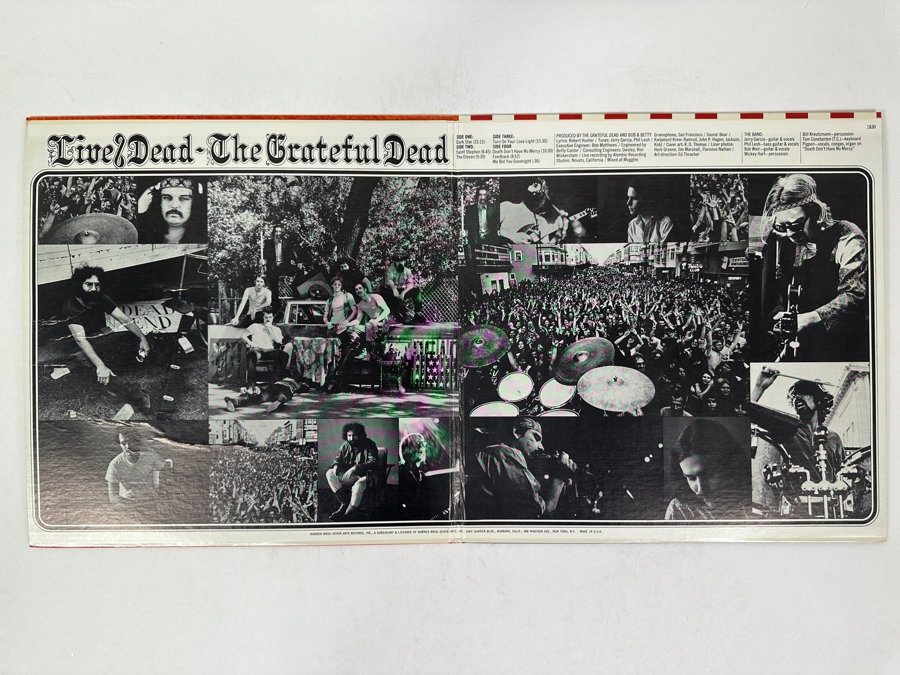 Grateful Dead - Live/Dead Iconic Psychedelic Gatefold Cover Warner Bros. Records 2WS 1830 1969 2 x Vinyl Record [Photo 3]
