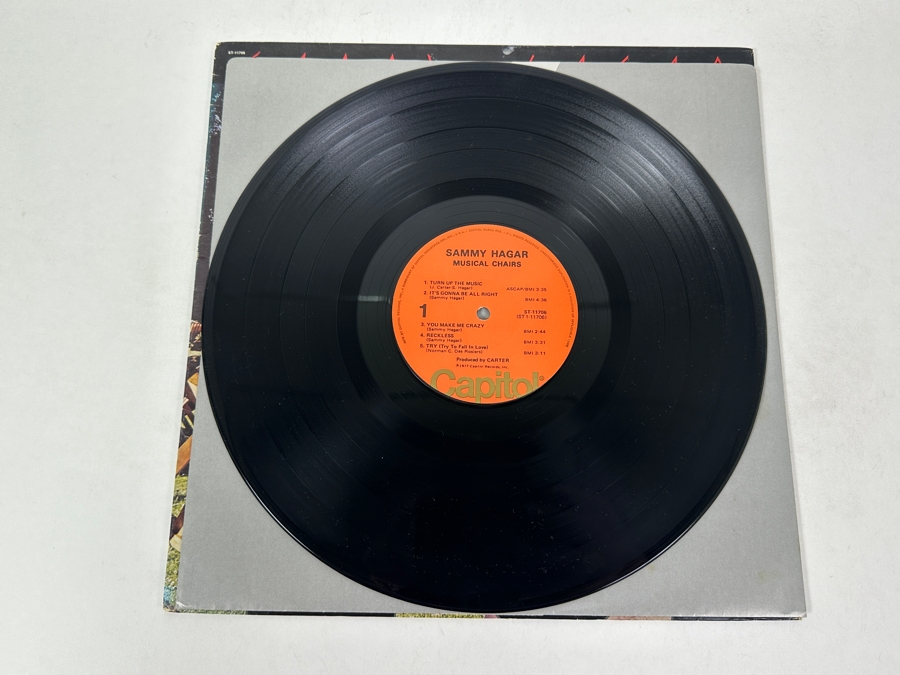 Sammy Hagar - Musical Chairs Capitol ST-11706 1977 Vinyl Record [Photo 3]