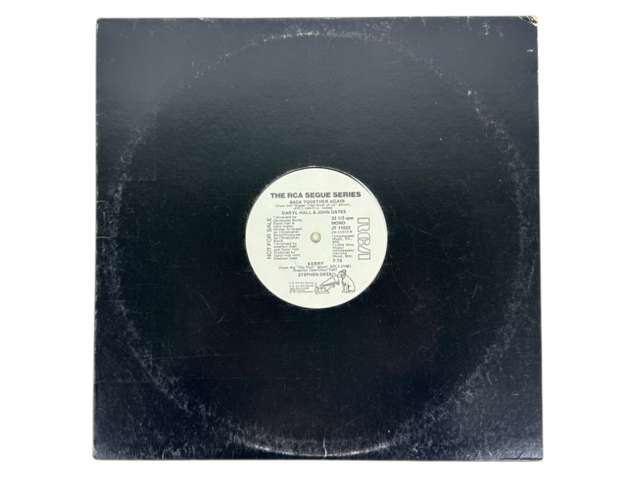 Daryl Hall & John Oates - The RCA Segue Series (From Bigger Than Both Of Us Album), RCA Records, APL1-1467, 1977 Vinyl Record Promo Copy