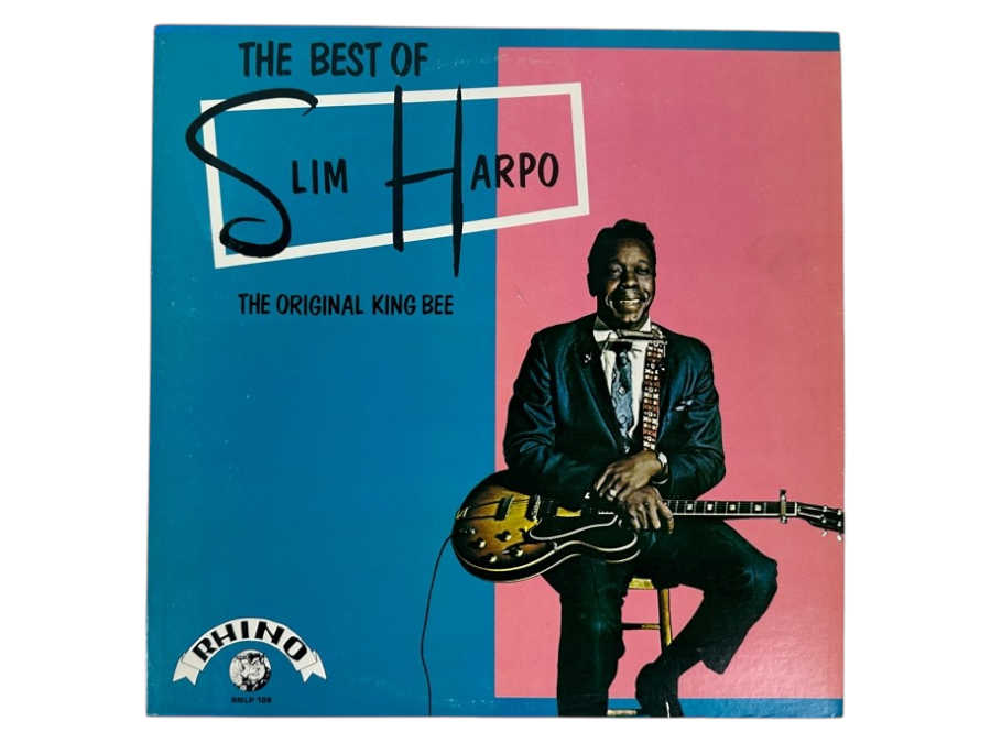 Slim Harpo - The Best Of Slim Harpo - The Original King Bee, Rhino RNLP Number 106, 1984 Vinyl Record