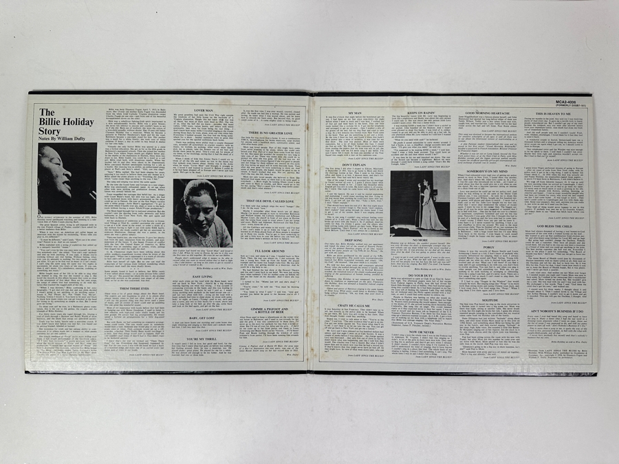 Billie Holiday - The Billie Holiday Story MCA Records MCA2-4006 1977 Deluxe Two-Record Set Vinyl Record [Photo 2]