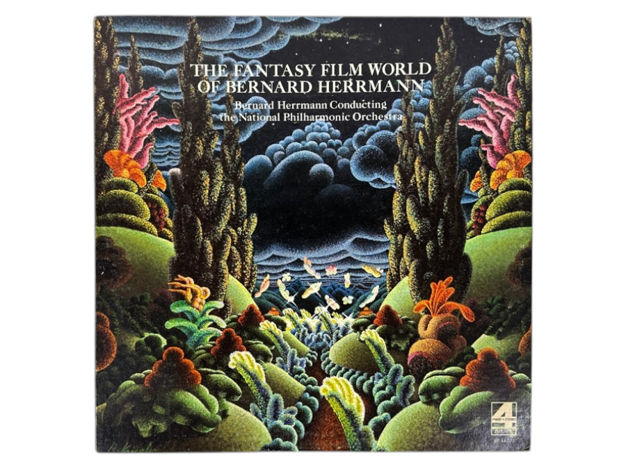 Bernard Herrmann Conducting The National Philharmonic Orchestra - The Fantasy Film World Of Bernard Herrmann. London Phase 4 Stereo [SP 44207] 1973 Vinyl Record