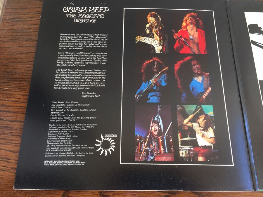 Uriah Heep ‎- The Magician's Birthday - Mercury ‎- SRM-1-652 [Photo 4]