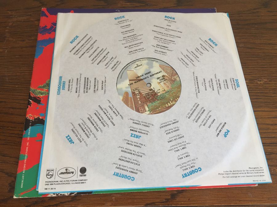 Uriah Heep ‎- The Magician's Birthday - Mercury ‎- SRM-1-652 [Photo 7]