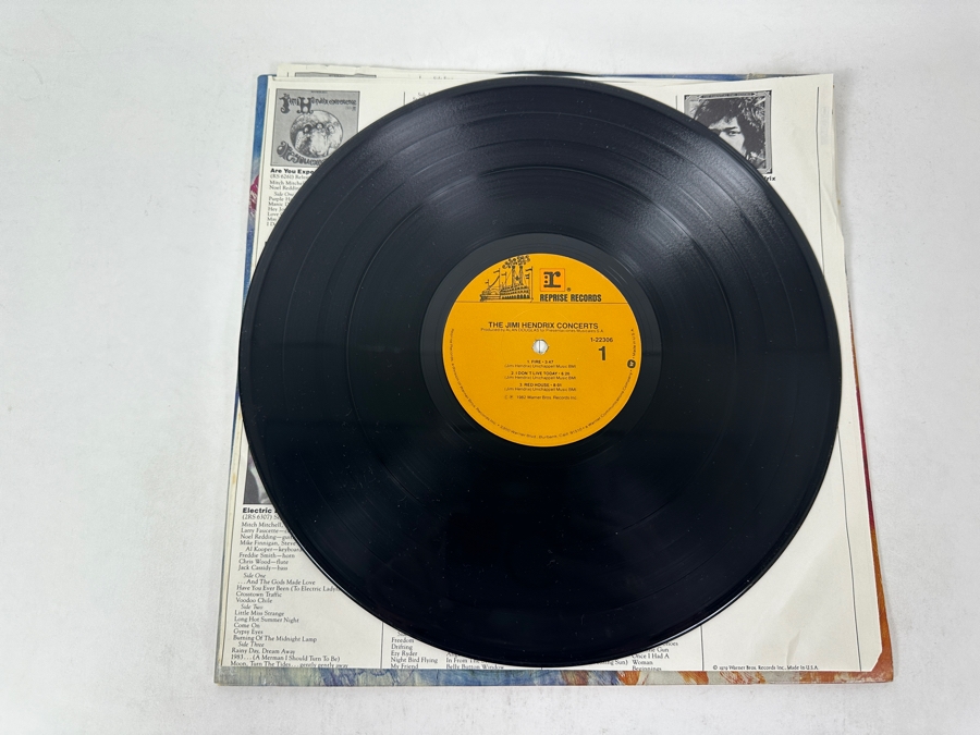Jimi Hendrix - The Jimi Hendrix Concerts - Reprise Records 1-22306, 1982 2 x Vinyl Record [Photo 6]