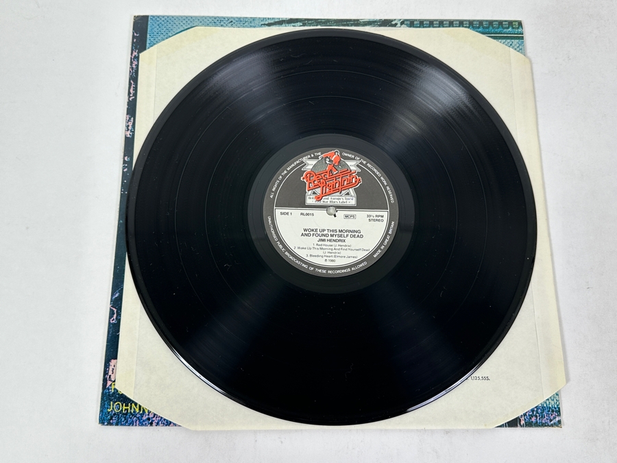 Jimi Hendrix - Woke Up This Morning - And Found Myself Dead - Red Lightnin' – RL0015 1980 Vinyl Record [Photo 3]