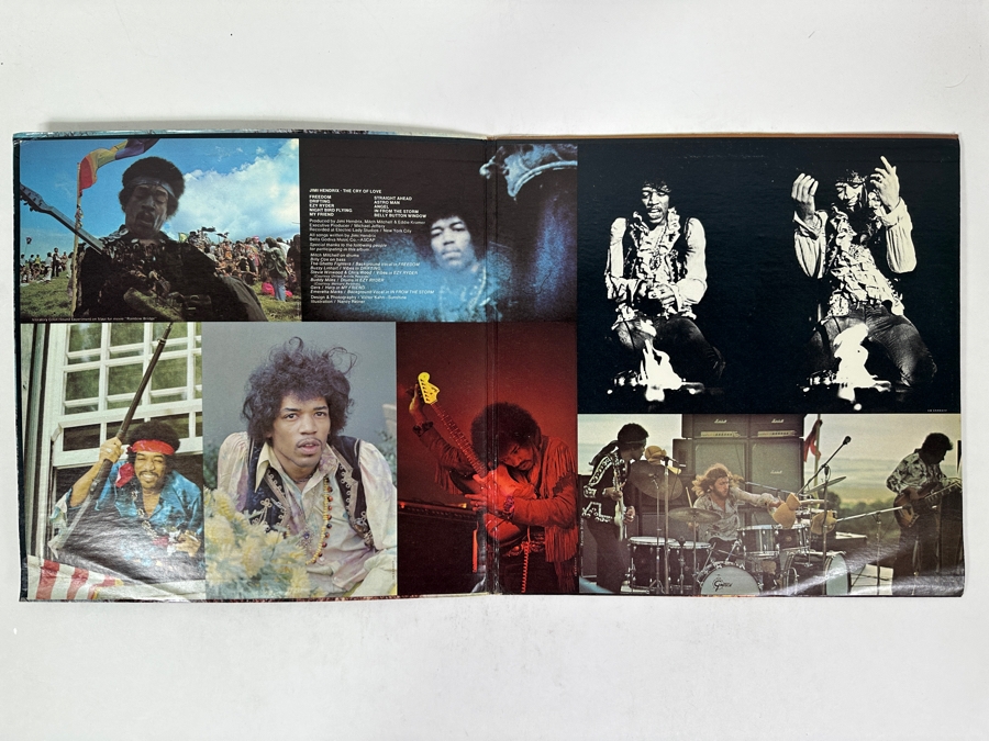 Jimi Hendrix - Electric Ladyland (Scribbled Jimi Portrait). Reprise Records, MS 2034, 1971 Vinyl Record [Photo 2]