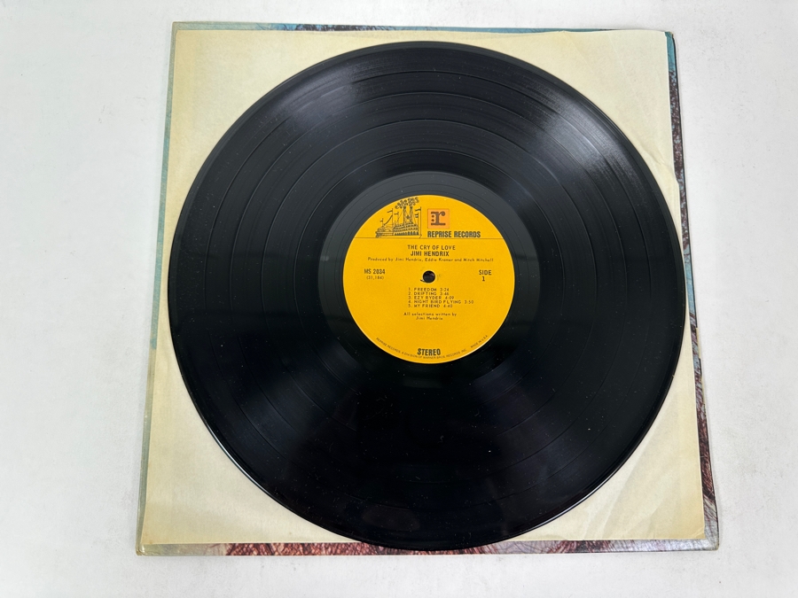 Jimi Hendrix - Electric Ladyland (Scribbled Jimi Portrait). Reprise Records, MS 2034, 1971 Vinyl Record [Photo 4]