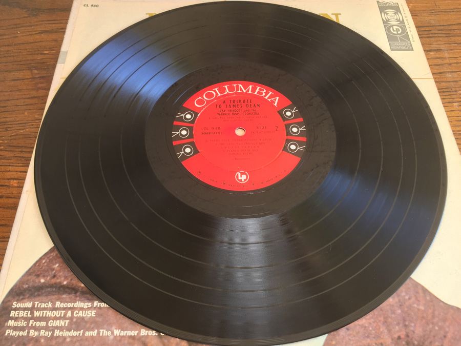 Ray Heindorf - Warner Bros. Studio Orchestra ‎- A Tribute To James Dean. Music From Giant, East Of Eden, Rebel Without A Cause - Columbia ‎- CL 940 [Photo 5]