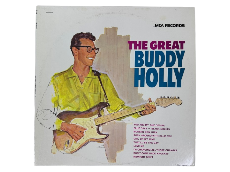 Buddy Holly - The Great Buddy Holly, MCA Records CB-20101 1973 Vinyl Record