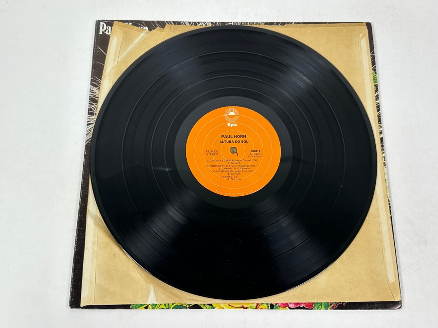 Paul Horn - Altura Do Sol (High Sun) Epic PE 33177 1976 Vinyl Record [Photo 3]