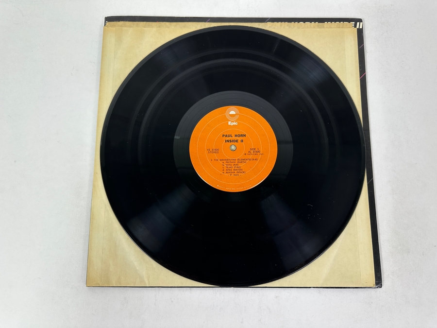 Paul Horn - Inside II, Epic, KE 31600, 1973 Vinyl Record [Photo 4]