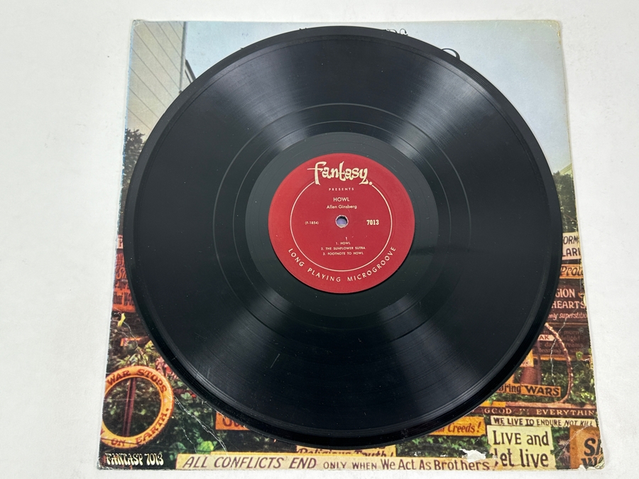 Allen Ginsberg - Howl - Fantasy 7013 1968 Vinyl Record [Photo 5]