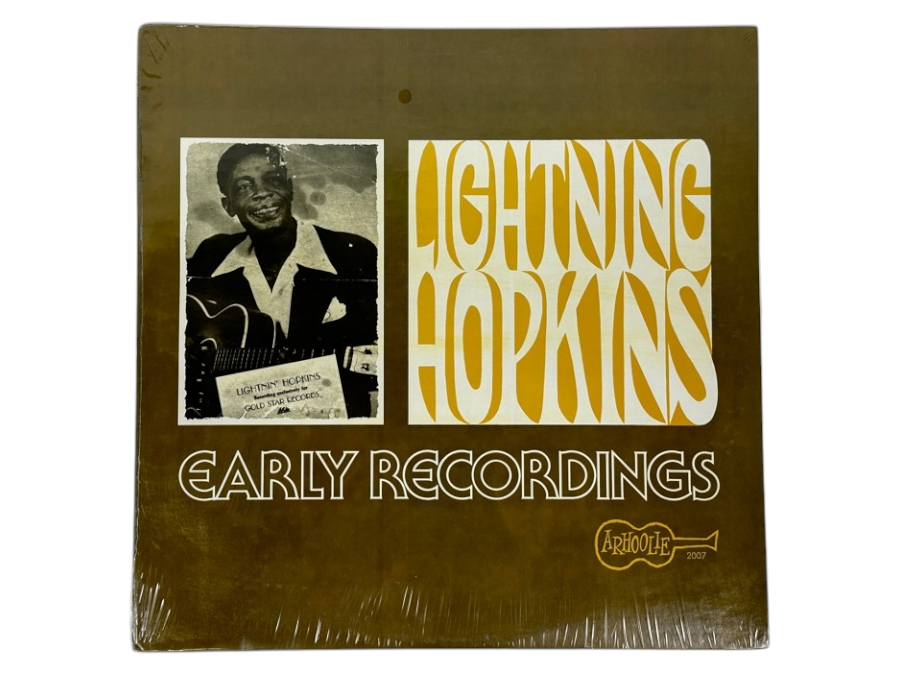 Factory Sealed Lightnin' Hopkins - Early Recordings Arhoolie R2007 Vinyl Record