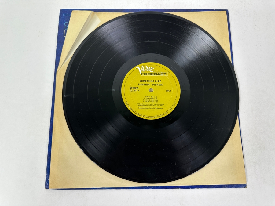 Lightnin' Hopkins - Something Blue, Verve Folkways FTS-3013 1967 Vinyl Record [Photo 3]