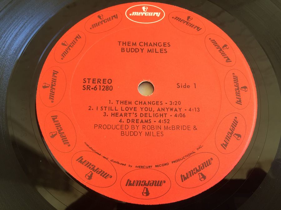 Buddy Miles ‎- Them Changes - Mercury ‎- SR-61280 [Photo 7]