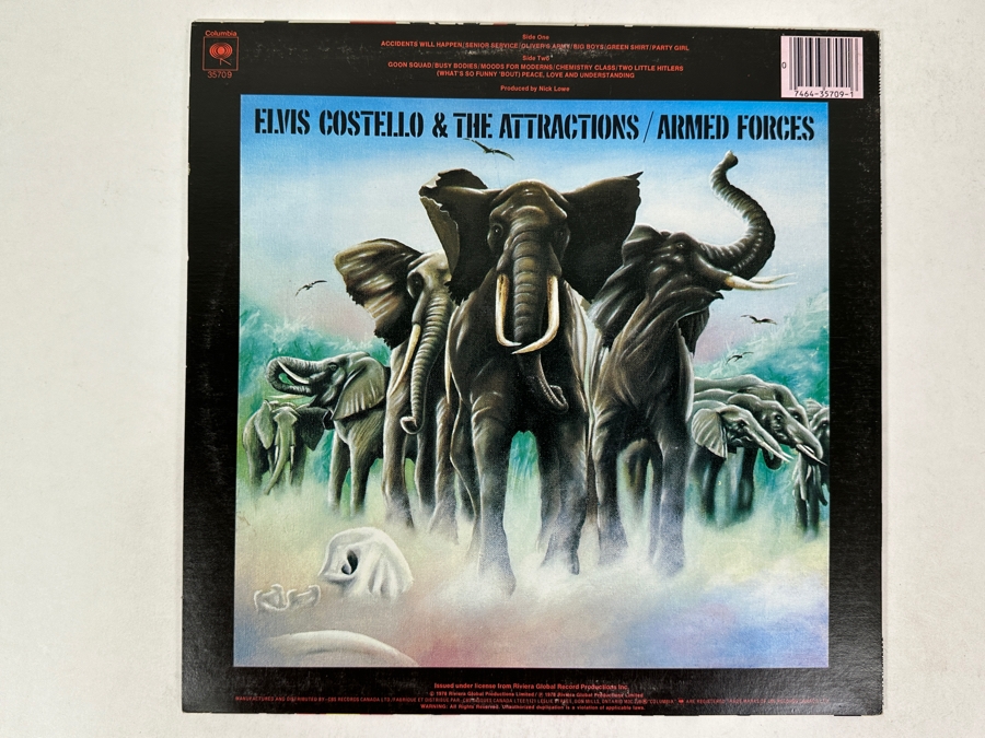 Elvis Costello And The Attractions - Armed Forces. Columbia - JC 35709, 1979. Vinyl Record [Photo 2]