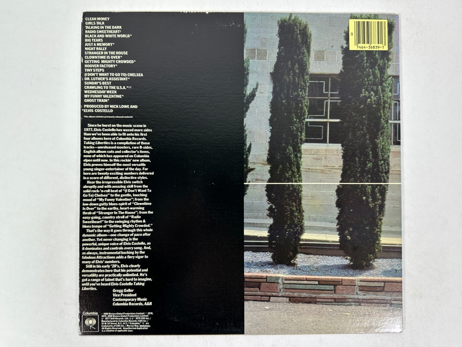 Elvis Costello - Taking Liberties - Columbia FC 36839 1980 Vinyl Record [Photo 2]