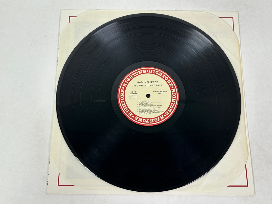 The Robert Cray Band - Bad Influence, Hightone Records HIGHTONE 8001 1983 Blues Rock Vinyl Record [Photo 3]