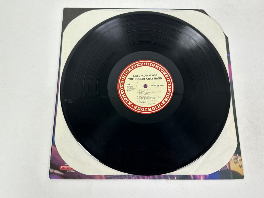 The Robert Cray Band - False Accusations Hightone Records 8005 1985 Vinyl Record [Photo 3]